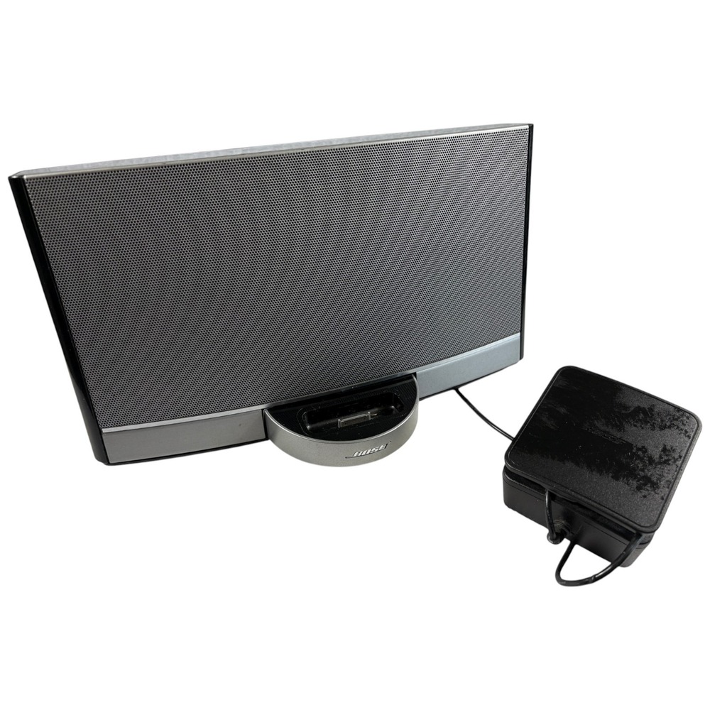 Bose SoundDock Portable Digital Music System Silver Black Premium Heritage